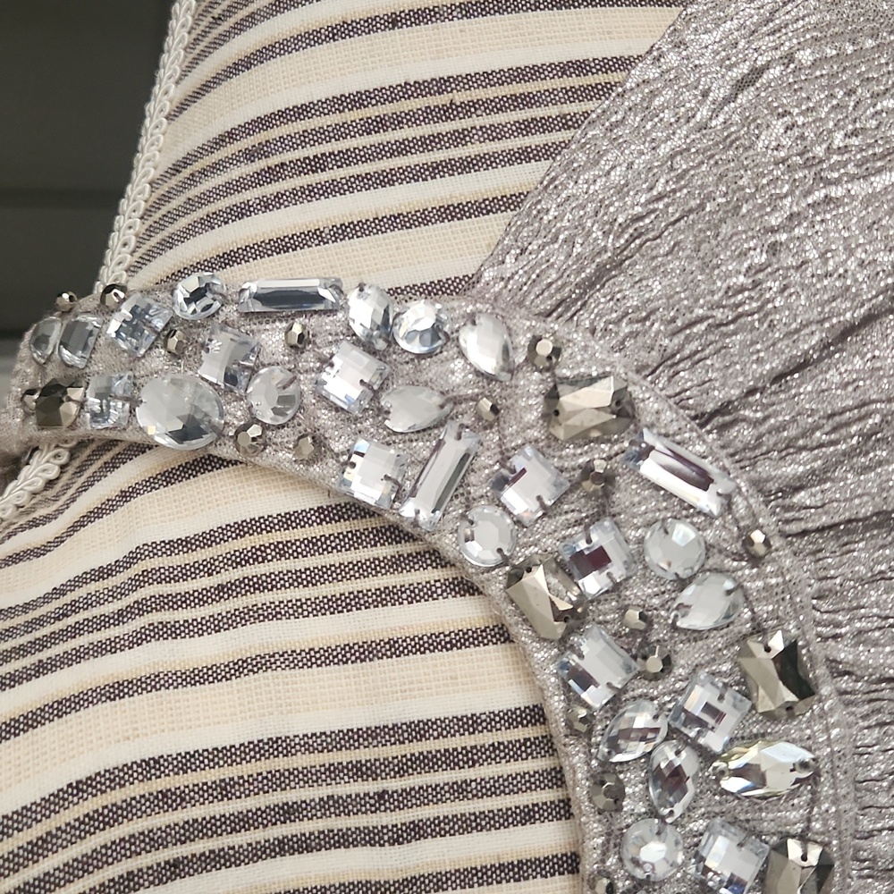 Jackie Jon Metallic Embellished Dress - Picture 9 of 12